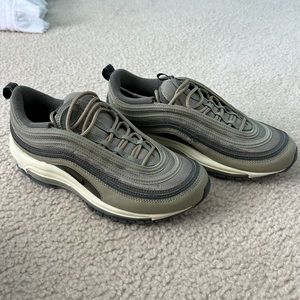 Green Nike air maxes